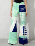 Load image into Gallery viewer, Plus Size Wide-Leg Pants - Colorful Printed Trousers