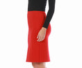 Load image into Gallery viewer, InstantFigure Curvy Short Pencil Skirt W/Elastic Waist