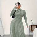 Load image into Gallery viewer, Plus Size Turtleneck Dress