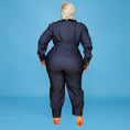 Load image into Gallery viewer, Plus Size Denim Romper Jumpsuit - Casual Chic
