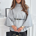 Load image into Gallery viewer, Women's Batwing Sleeve Woolen Cape Coat