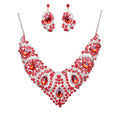 Load image into Gallery viewer, Colorful Bridal Necklace And Earring Set