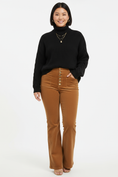 Load image into Gallery viewer, Asian woman in corduroy pants and turtleneck