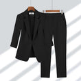 Load image into Gallery viewer, Simple Plus Size Two-piece Suit