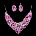 Load image into Gallery viewer, Colorful Bridal Necklace And Earring Set