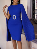 Load image into Gallery viewer, Solid Color Sheath Plus Size Dress