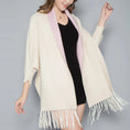 Load image into Gallery viewer, Aesthetica Two-Toned Shawl Coat
