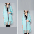 Load image into Gallery viewer, Aesthetica Two-Toned Shawl Coat

