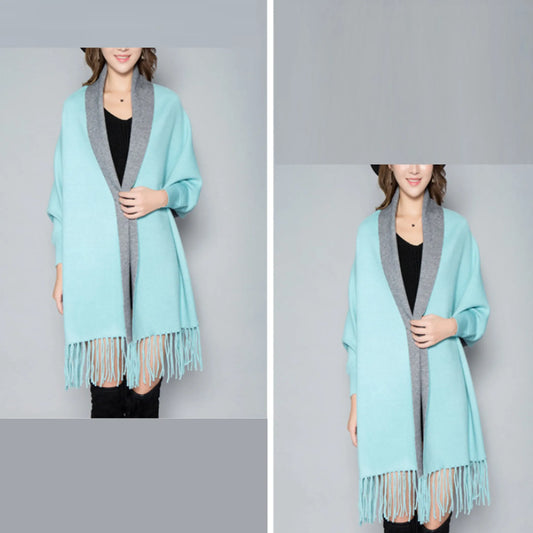 Aesthetica Two-Toned Shawl Coat