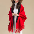 Load image into Gallery viewer, Aesthetica Two-Toned Shawl Coat
