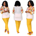 Load image into Gallery viewer, Cross Scarf Print Plus Size Suit
