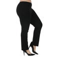 Load image into Gallery viewer, InstantFigure Curvy Straight Leg Pant W/Slit

