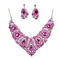 Load image into Gallery viewer, Colorful Bridal Necklace And Earring Set

