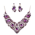 Load image into Gallery viewer, Colorful Bridal Necklace And Earring Set
