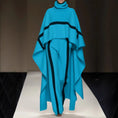 Load image into Gallery viewer, Plus Size Loose Shawl Women's Cloak Turtleneck Suit
