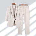 Load image into Gallery viewer, Simple Plus Size Two-piece Suit
