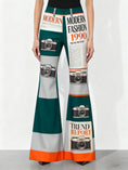 Load image into Gallery viewer, Plus Size Wide-Leg Pants - Colorful Printed Trousers
