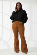 Load image into Gallery viewer, Black woman in corduroy pants and turtleneck
