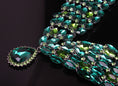 Load image into Gallery viewer, Crystal African Necklace Earring Set
